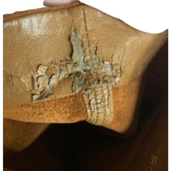 BCBGeneration Brown Suede Leather Pointed Toe Stiletto Heel Boots 8M - Picture 9 of 11